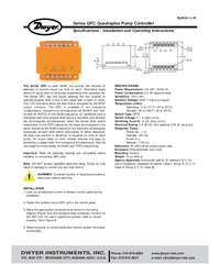 Thumbnail of document Manual - QPC Quadraplex Pump Controller